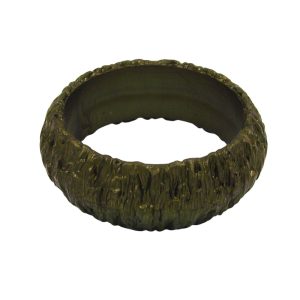Armreif 87x28mm Borke oliv-metallic – Bild 1