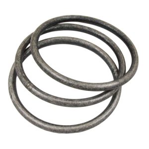 Armreifen-Ringspiel mit 3 Kunststoffringen 75x15mm silbergrau – Bild 3