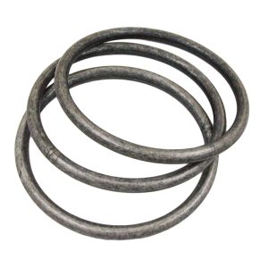 Armreifen-Ringspiel mit 3 Kunststoffringen 75x15mm silbergrau – Bild 1