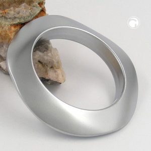 Armreifen 98x16mm Kunststoff chrom matt – Bild 2