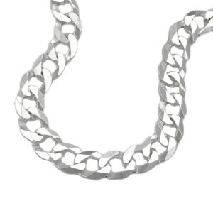 Armband 6,7mm Panzerkette flach Silber 925 – Bild 3