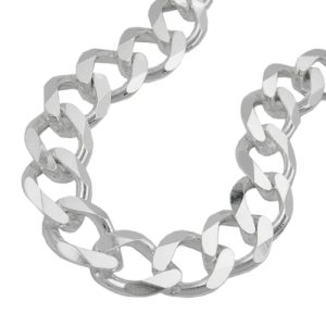 Armband 1,1x3mm Weitpanzerkette Silber 925 – Bild 3