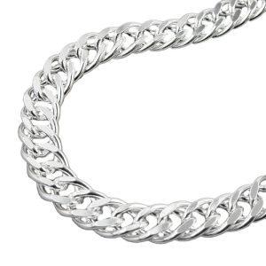 Armband 6mm Zwillingspanzerkette Silber 925 – Bild 3