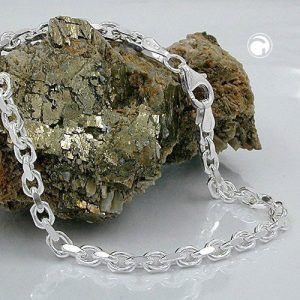 Kette 3,5mm Ankerkette 4x diamantiert Silber 925 – Bild 2
