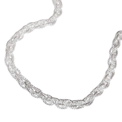 Armband 3mm Doppelankerkette Silber 925