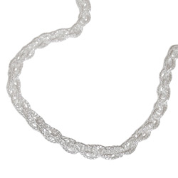 Armband 3mm Doppelankerkette Silber 925