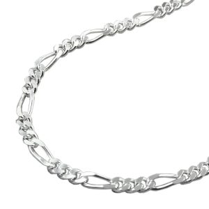 Kette 3mm Figaro Panzer Silber 925 – Bild 3