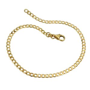 Armband 2,6mm Weitpanzer 14Kt GOLD 19cm – Bild 3