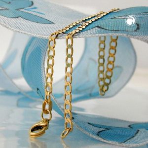 Armband 2,6mm Weitpanzer 14Kt GOLD 19cm – Bild 2
