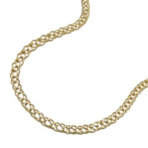 Kette Collier 22mm Doppelpanzer 14Kt GOLD – Bild 3
