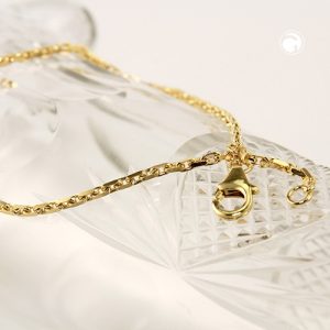 Armband 1,8mm Anker 14Kt GOLD 18,5cm – Bild 2