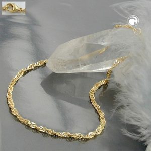 Armband 1,8mm Singapurkette 8Kt GOLD 19cm – Bild 2