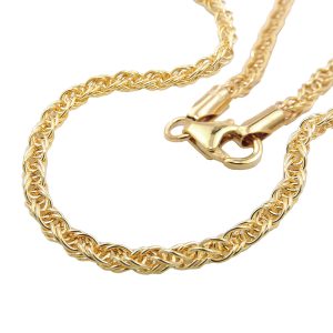 Armband 3mm Fantasie 9Kt GOLD – Bild 1