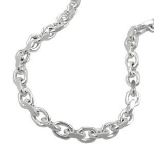 Kette 3,5mm Ankerkette 4x diamantiert Silber 925 – Bild 3