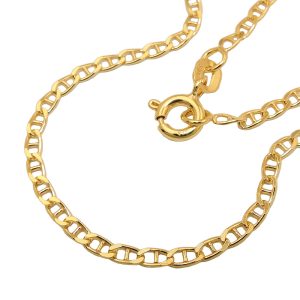Armband 2mm Stegpanzer glänzend 9Kt GOLD – Bild 1